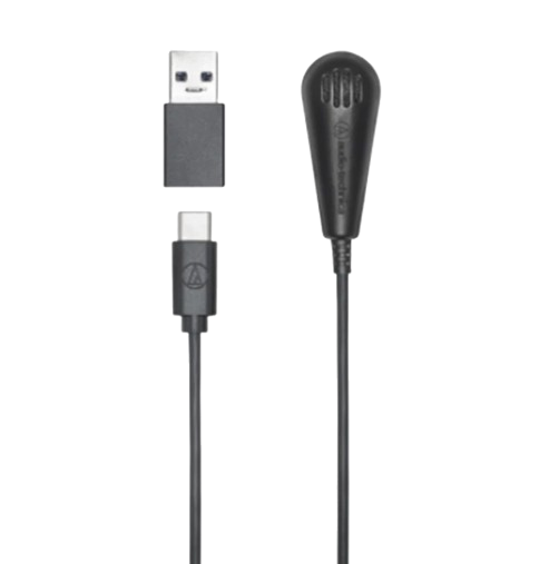 Audio Technica Omnidirectional Condenser Boundary/Lapel Microphone ATR4650-USB