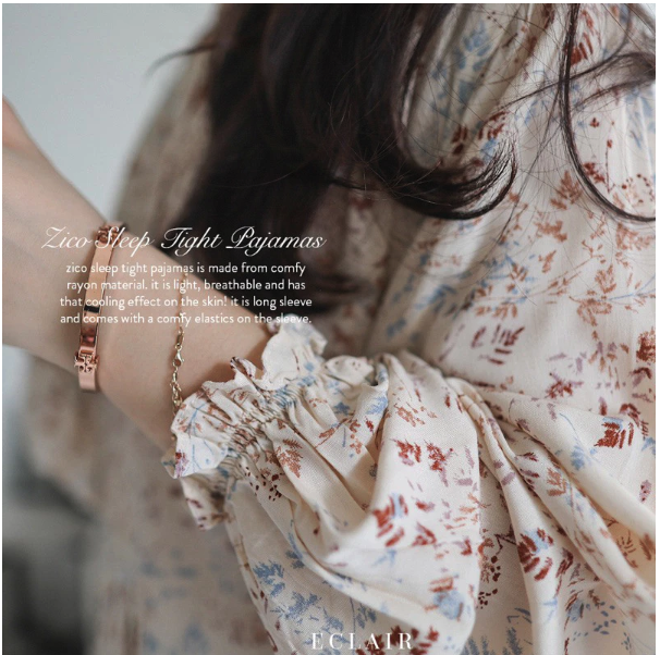  ECLAIR Sleepwear Zico Long Sleeves Pajamas Set vol1