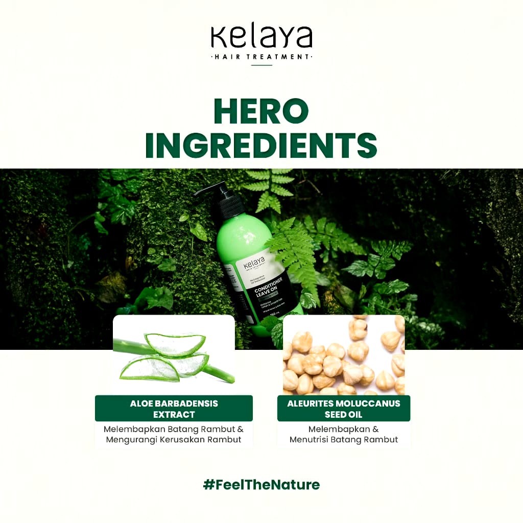 Inovasi Teknologi Kosmetika Kelaya Conditioner Leave On