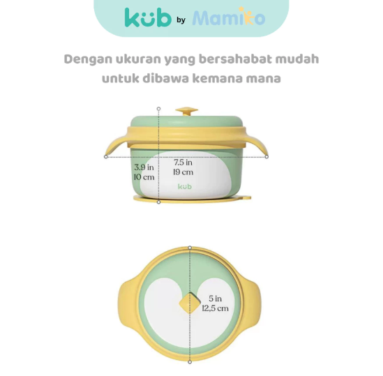  KUB Mangkok Insulasi Anak