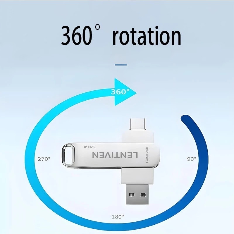 LENTIVEN Flash Drive USB 3-in-1 2