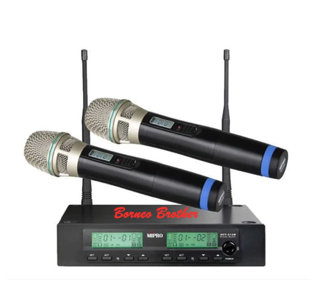 Mipro Mic Vokal Wireless Dual Handheld ｜ ACT-312B/ACT-32H
