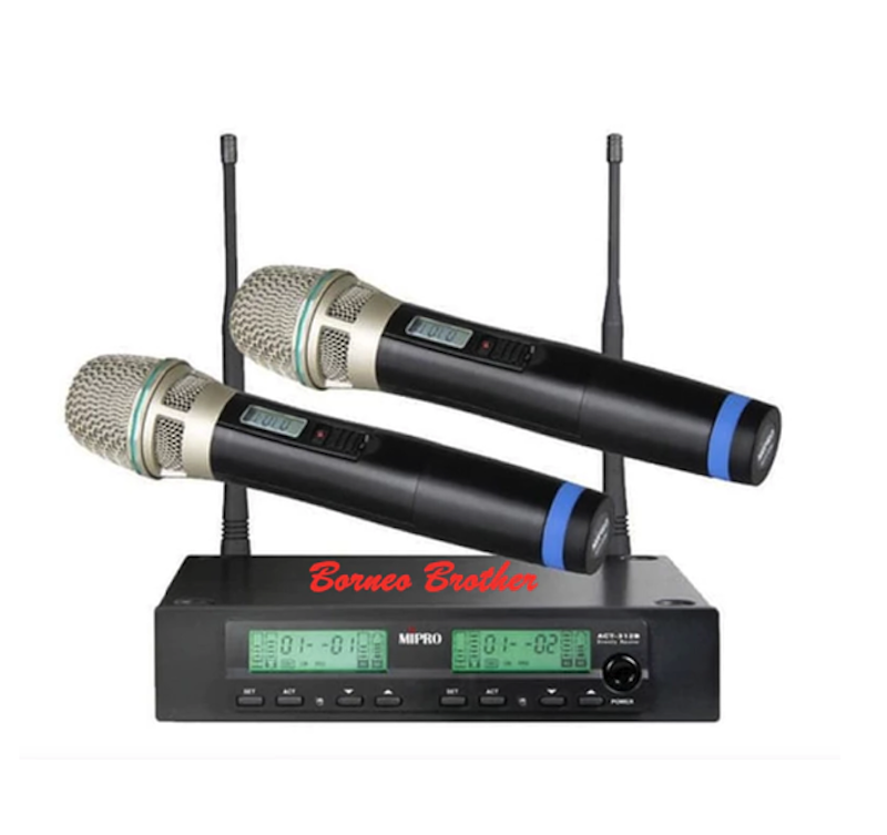 Mipro Mic Vokal Wireless Dual Handheld 1