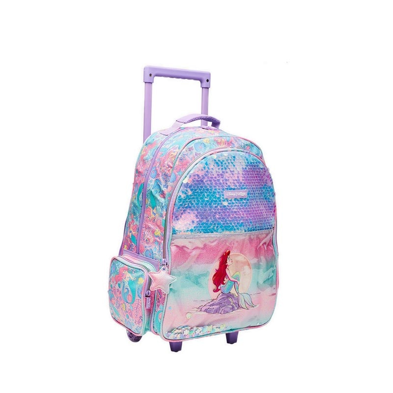 Smiggle Backpack Trolley Disney Princess Lilac 2