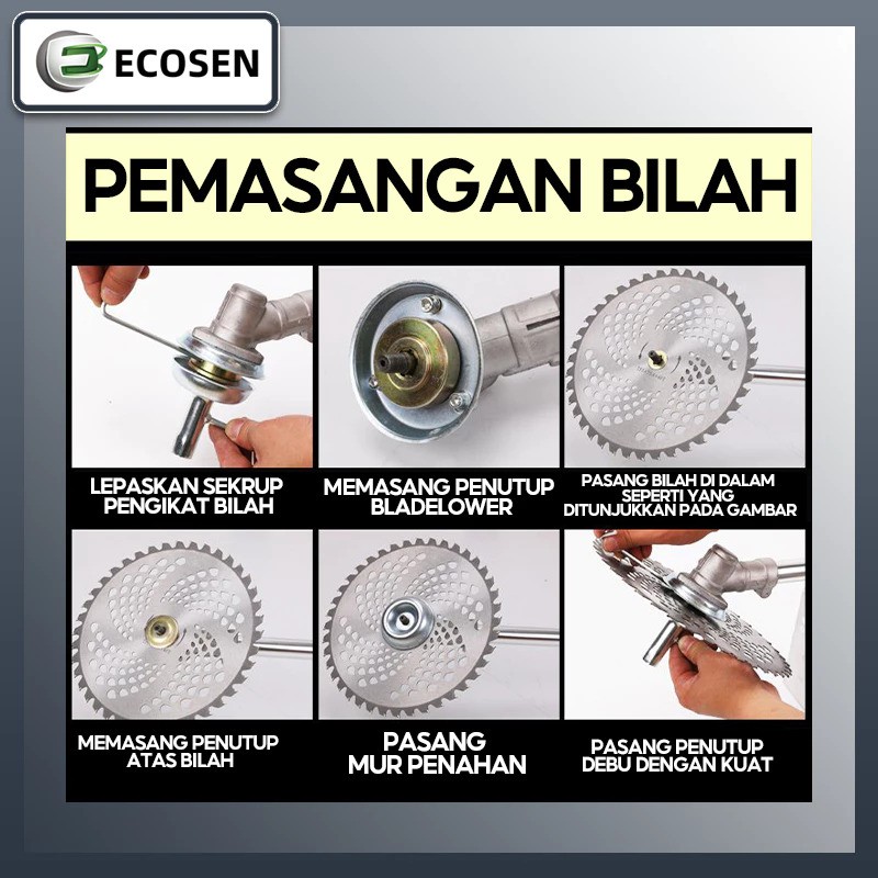 ECOSEN Brush Cutter 4 Tak 1500W  3
