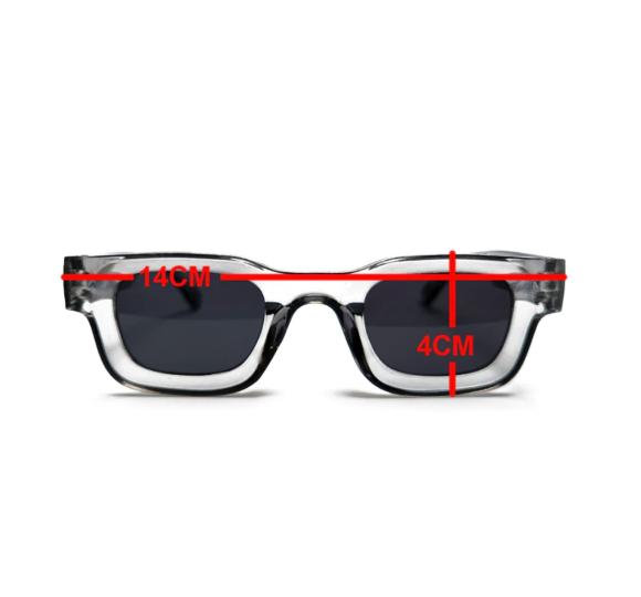  Anayusid Eyes Fashion Bold Glasses Full Black