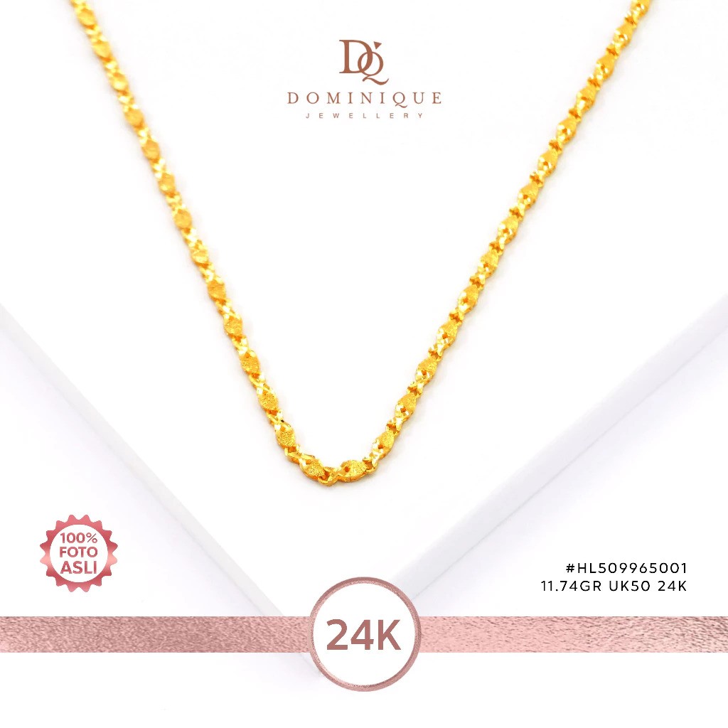 Dominique Jewellery Kalung Emas Murni 24K HL50996500