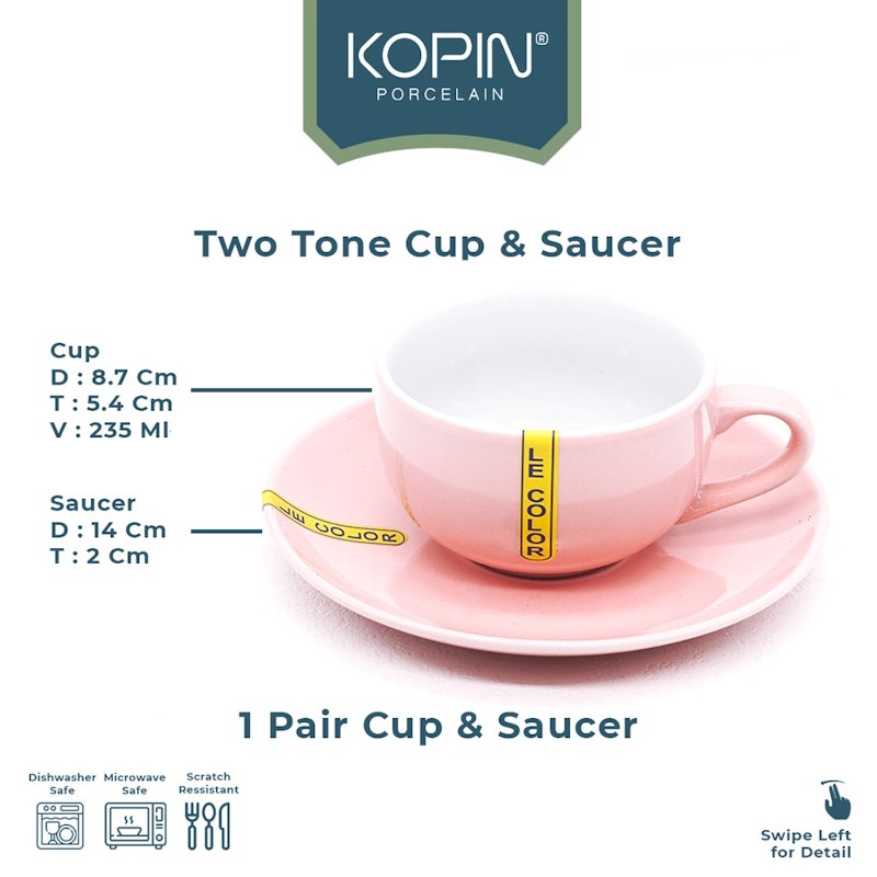 KOPIN Cup & Saucer Porcelain 5