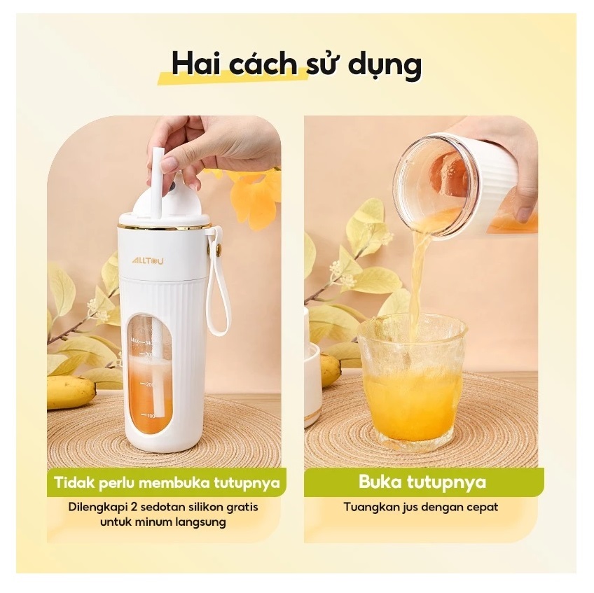Alltou Juicer Blender Portable Mini