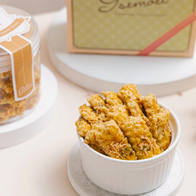  Goela Semoet Kue Kastengel Garlic Keju Premium 