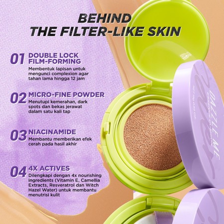 Hebe Beauty Group DAZZLE ME Better Than Filter Maxnificent Essence Cushion 03 Wheat Beige