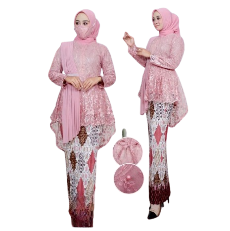 Rohmah Kebaya Setelan Kebaya Selendang Aurel