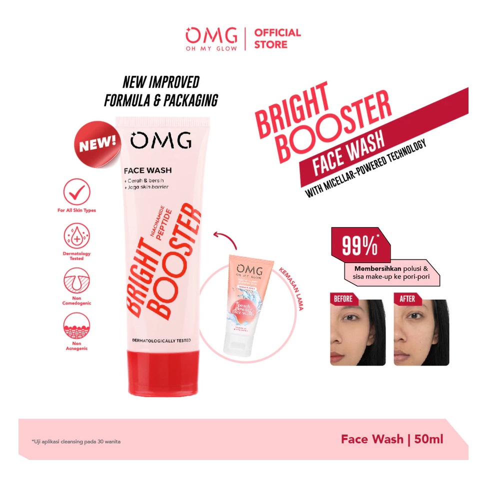 Paragon Technology and Innovation OMG Bright Booster Face Wash 