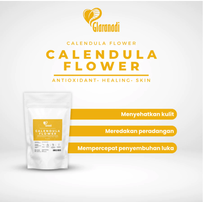  GLARANADI Calendula Flower Kuning