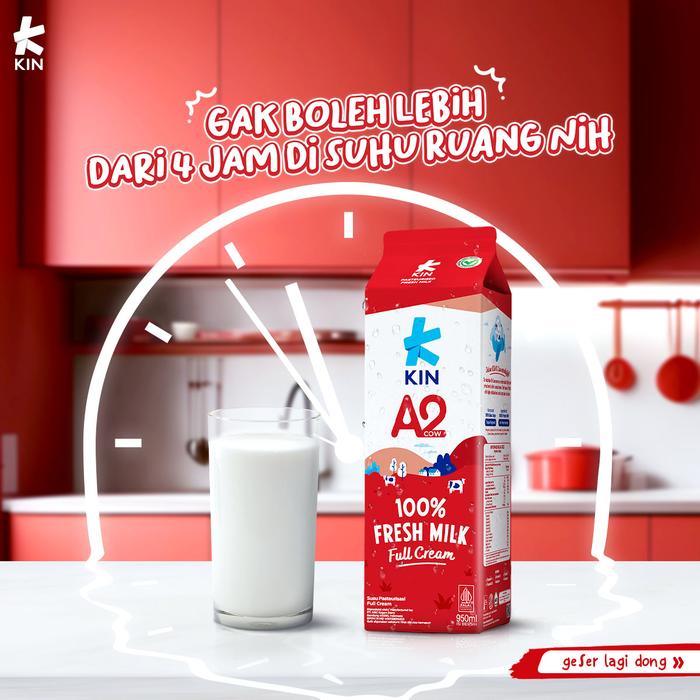 KIN A2 Pasteurised Fresh Milk 4