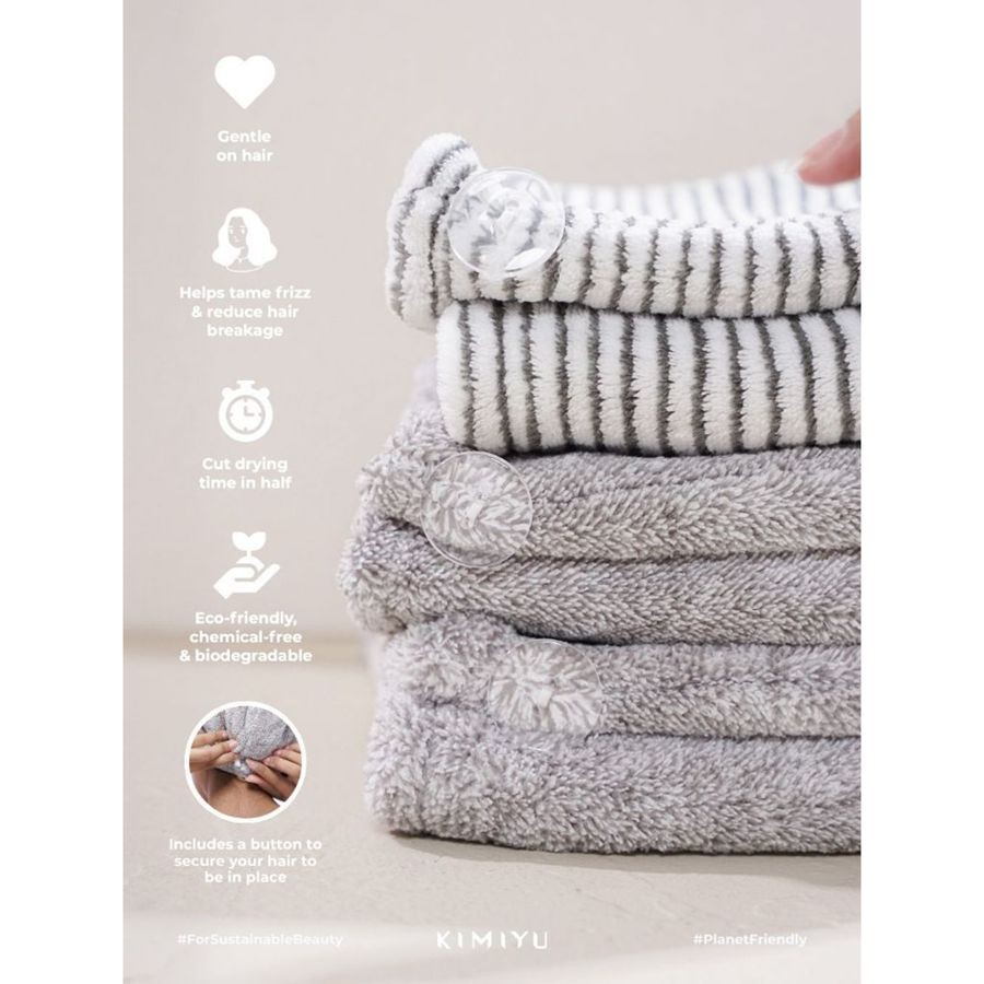  KIMIYU Eco Quick-Dry Hair Towel