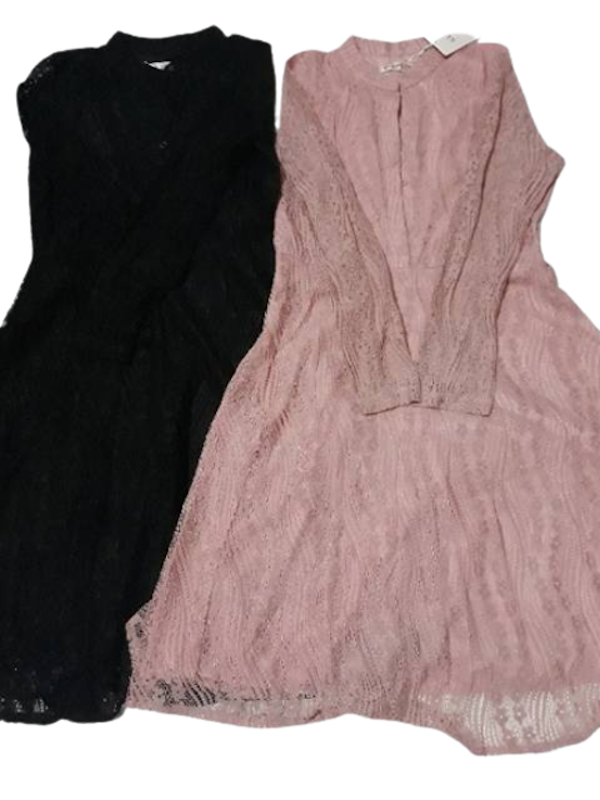 Korean Fashion Long Sleeve Lace Dresses 4