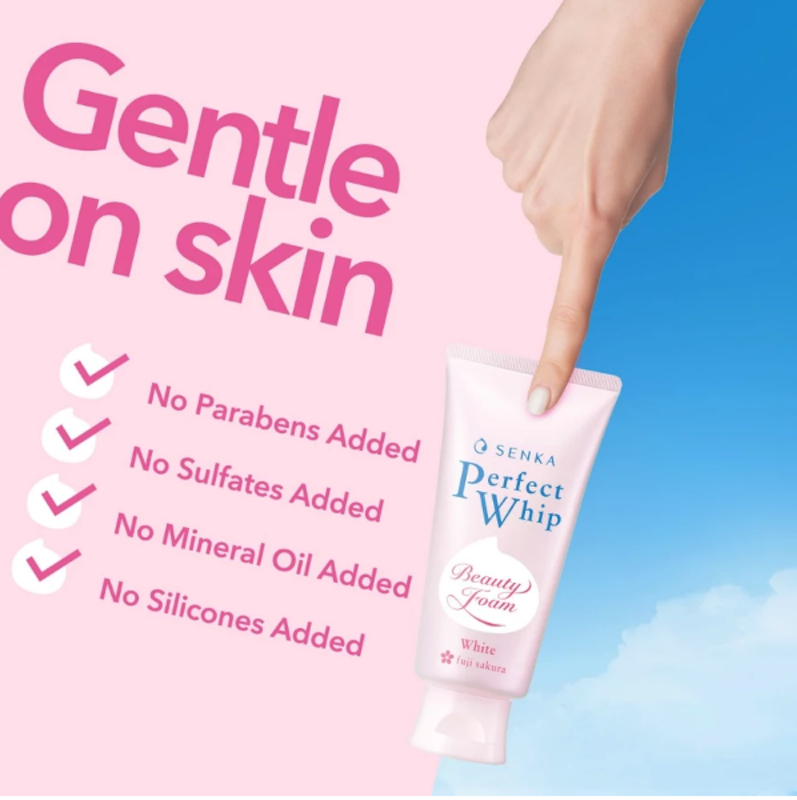 SENKA Perfect Whip Vibrant White Facial Foam 3
