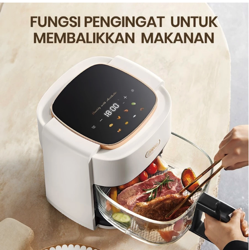Mecoo Air Fryer Transparan 5