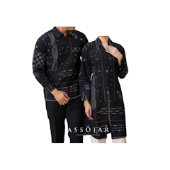 Izara Batik Calista Navy Set Kebaya Batik Modern