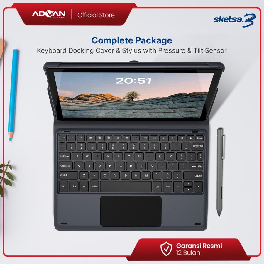 Bangga Teknologi Indonesia ADVAN Tab Sketsa 3 (6/128 GB)
