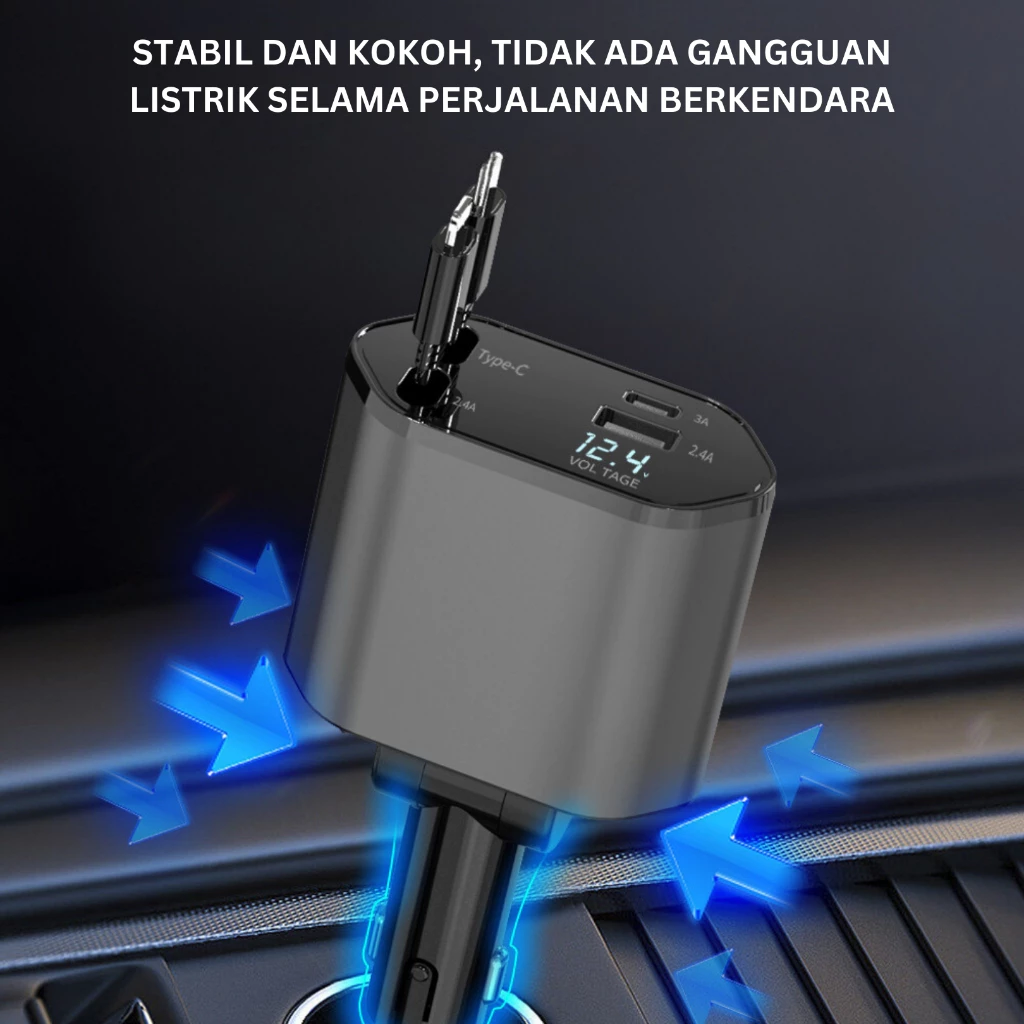 Winup Ecommerce International Uplu Car Charger 4 Ports 120W