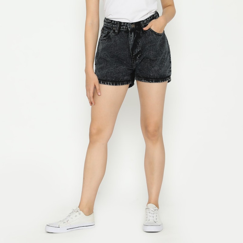 Hot Pants High Waist Jeans Wanita 4