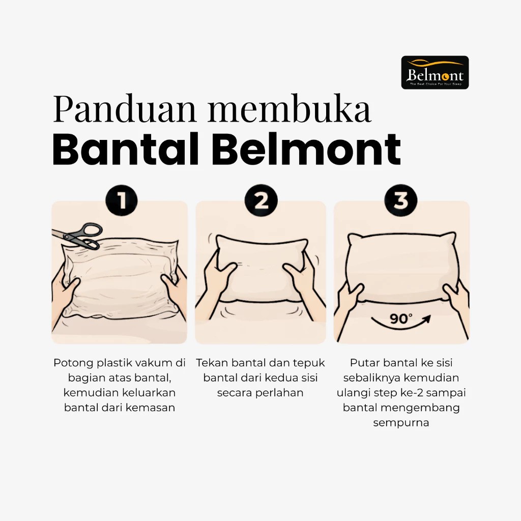 Belmont Mattress Intertama Perkasa Belmont Bantal Premium Hotel Quality