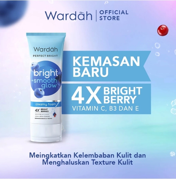 Paragon Technology and Innovation Wardah Perfect Bright + Smooth Glow  Creamy Foam