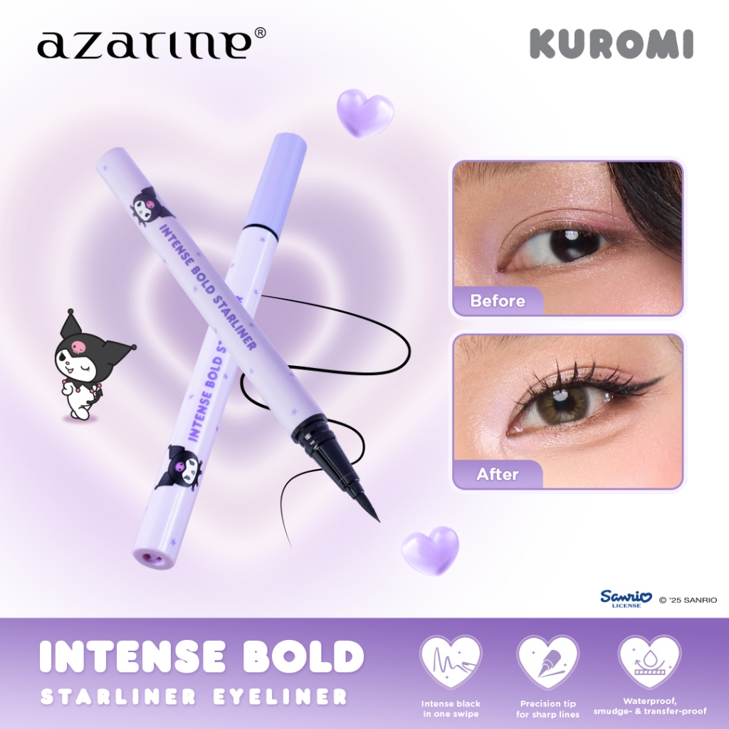 Wahana Kosmetika Indonesia Azarine® Intense Bold Starliner Eyeliner