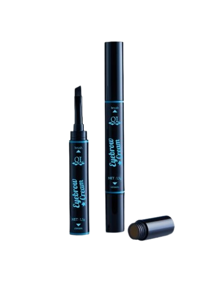 QL Cosmetic Eyebrow Cream Waterproof - Dark Brown 2