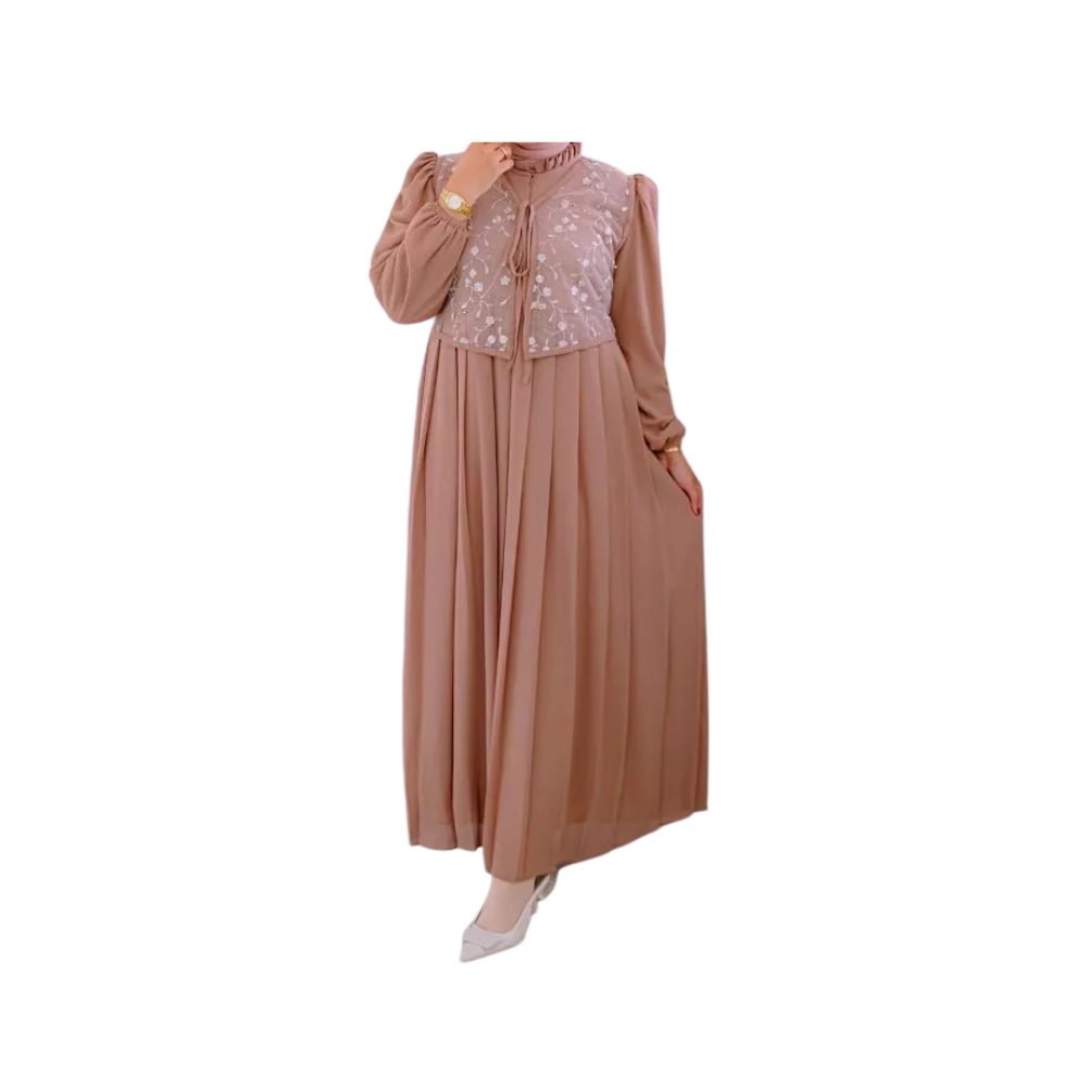 Arnufi Gamis Ceruty Polos Arsyila