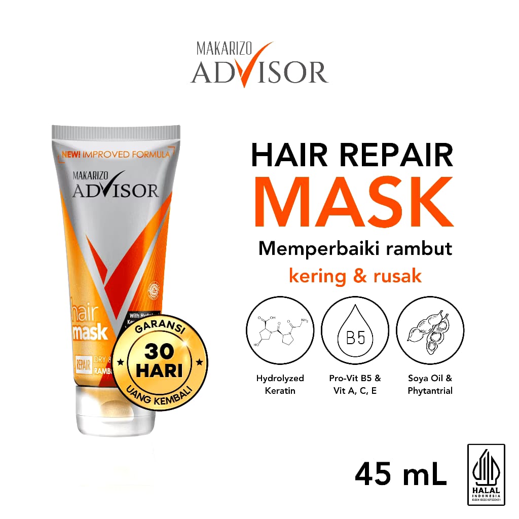 Akasha Wira International Makarizo Advisor Hair Repair Mask