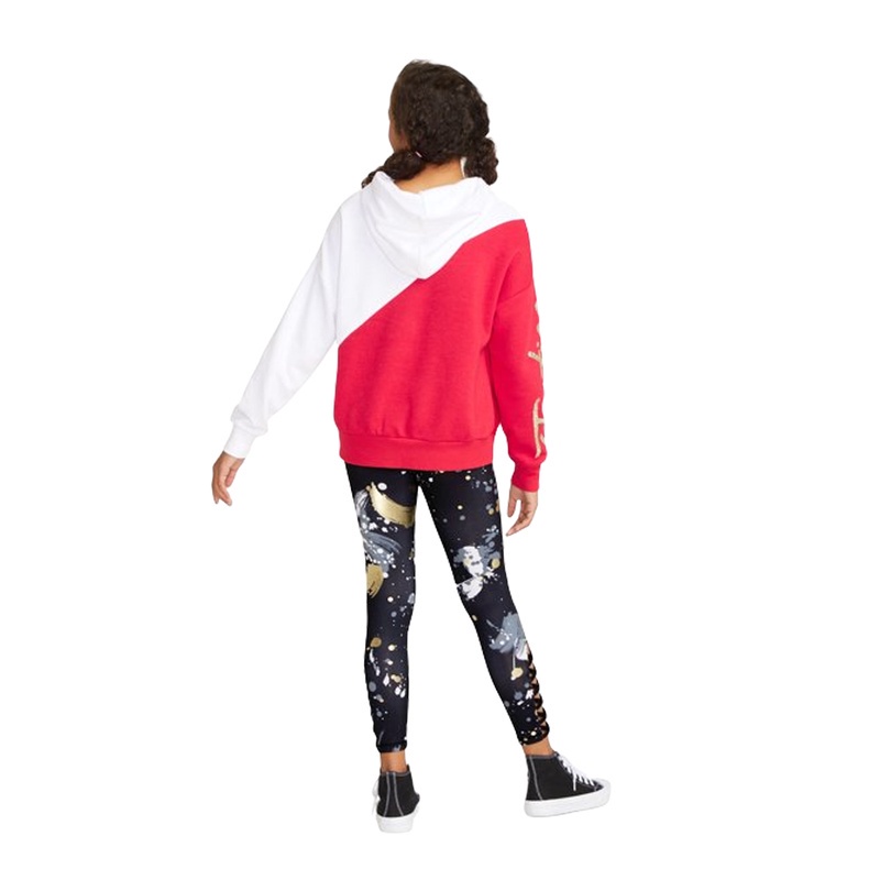 Justice Girls J Sport Color Block Hoodie Red
