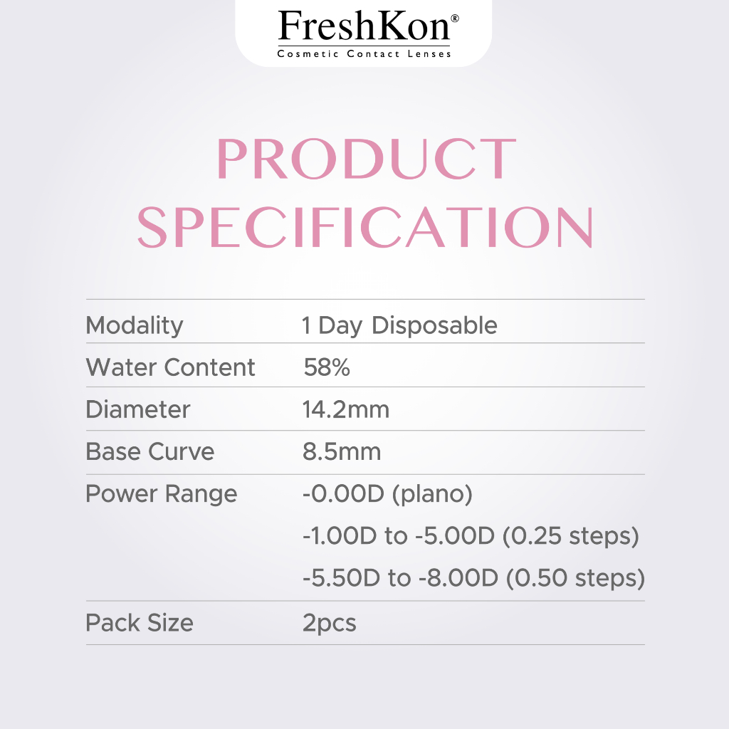 Oculus Private Limited FreshKon Alluring Eyes Color Daily