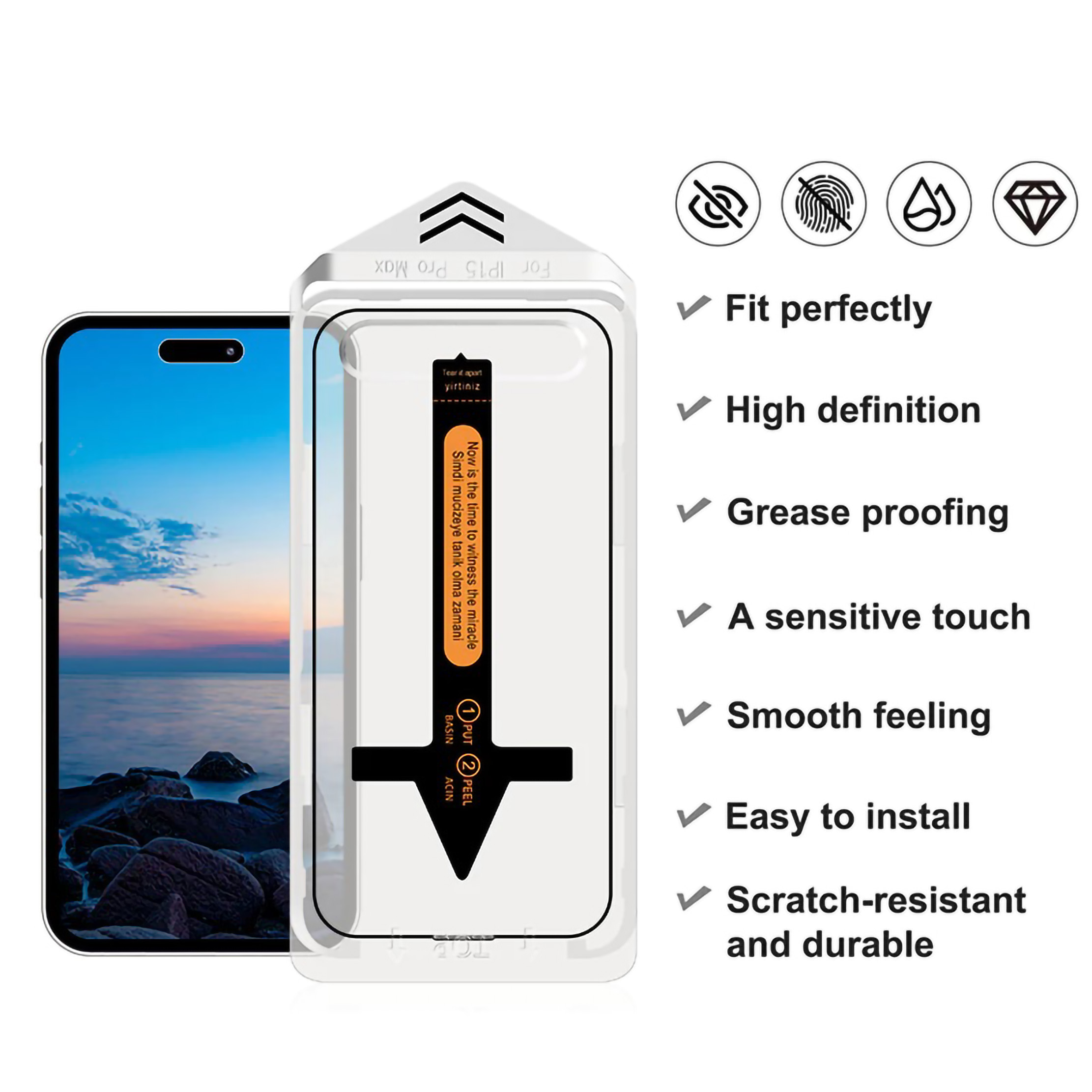  BESTOOL Superfit Tempered Glass for iPhone