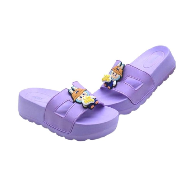 Hilo's Sandal Selop Anak Perempuan Motif Labubu 1