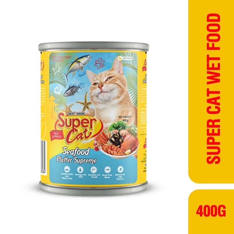 Best in Show Supercat Adult Wet Food Seafood Platter 2