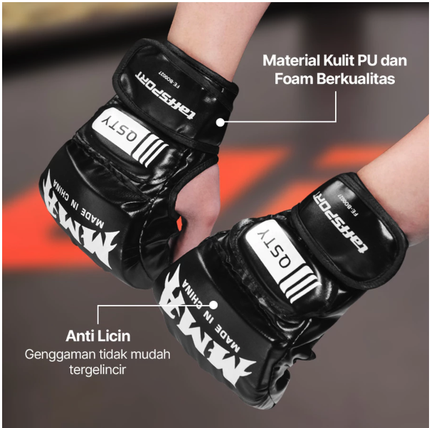 TaffSPORT Half Finger MMA UFC Boxing Gloves 3