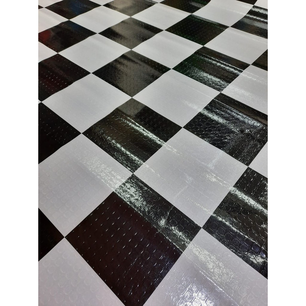 Karpet Vinyl Motif Catur Meteran