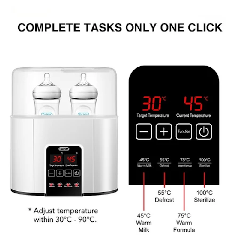 Dr.Isla Double Bottle Warmer & Sterilizer 4