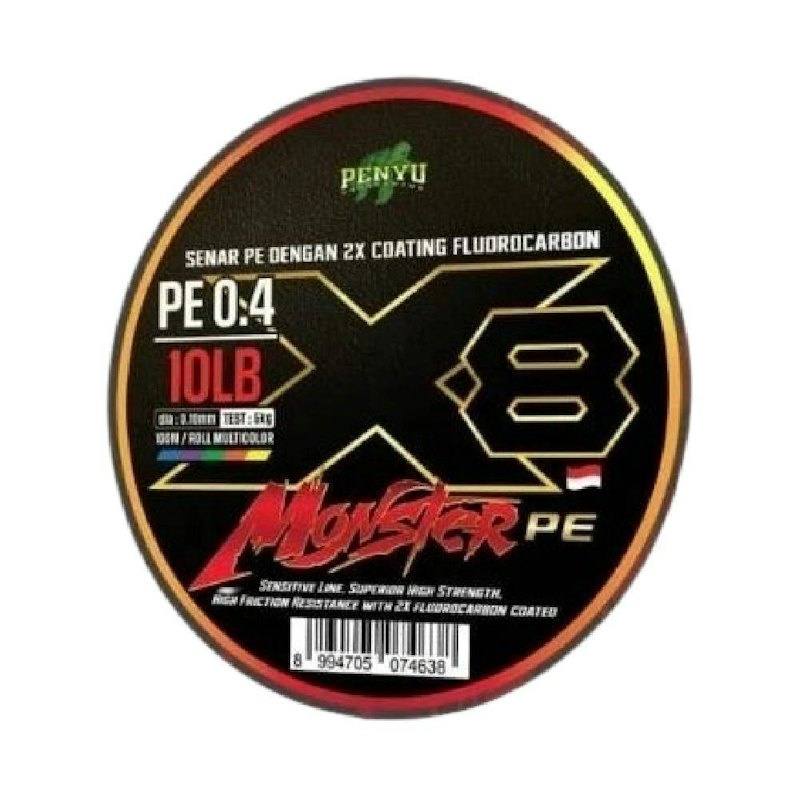 Penyu Tournament Monster X8 100M Connecting Rainbow 1