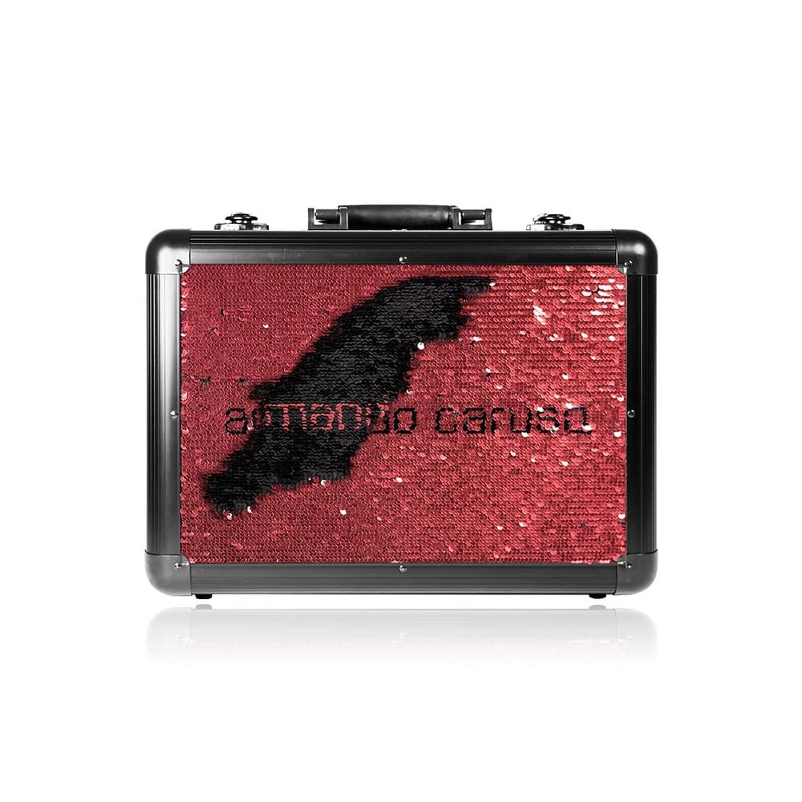 Armando Caruso Mermaid Sequin Red/Black Beauty Case