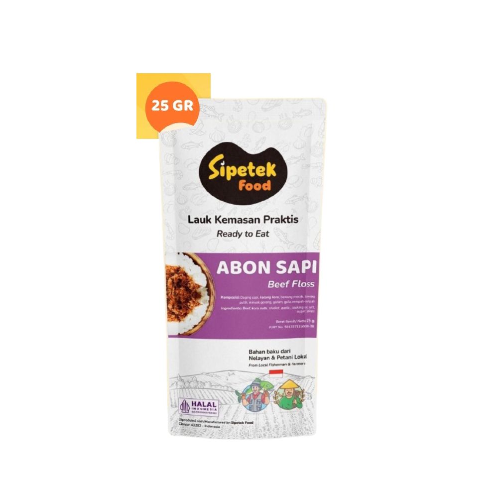 Sipetek Food Abon Daging Sapi Asli Original
