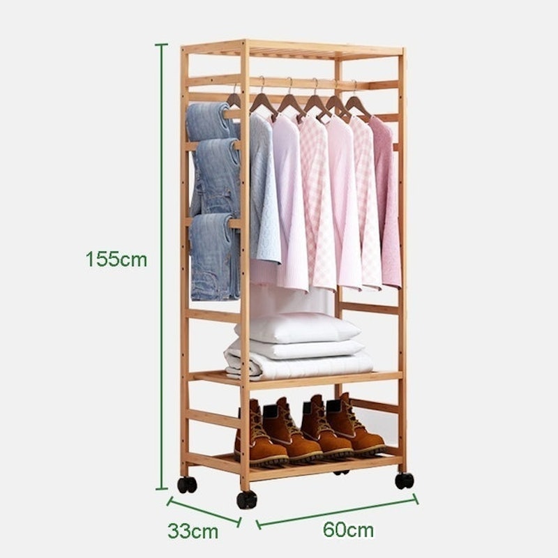 Rak Gantungan Baju Tempat Penyimpanan Serbaguna Stand Hanger 3