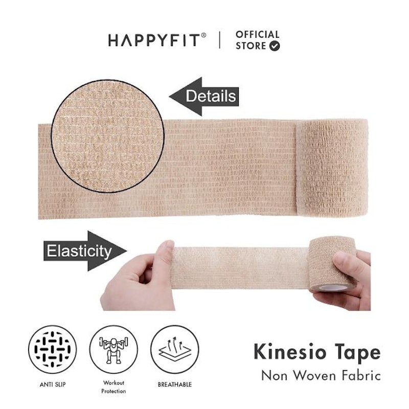 HappyFit Kinesio Tape Non-Woven Fabric 10 cm x 4,5 m 2
