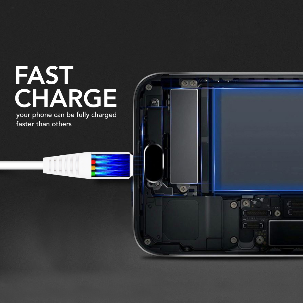 AMINO AMINO 4A Micro USB Fast Charging Cable QC 3.0 