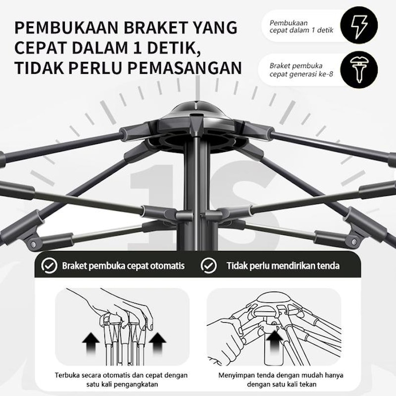 KEEPHIKE Tenda Dua Lapis Outdoor 3