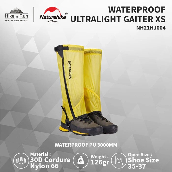 HNR Pesona Indonesia Naturehike Gaiter Waterproof Ultralight NH21HJ004