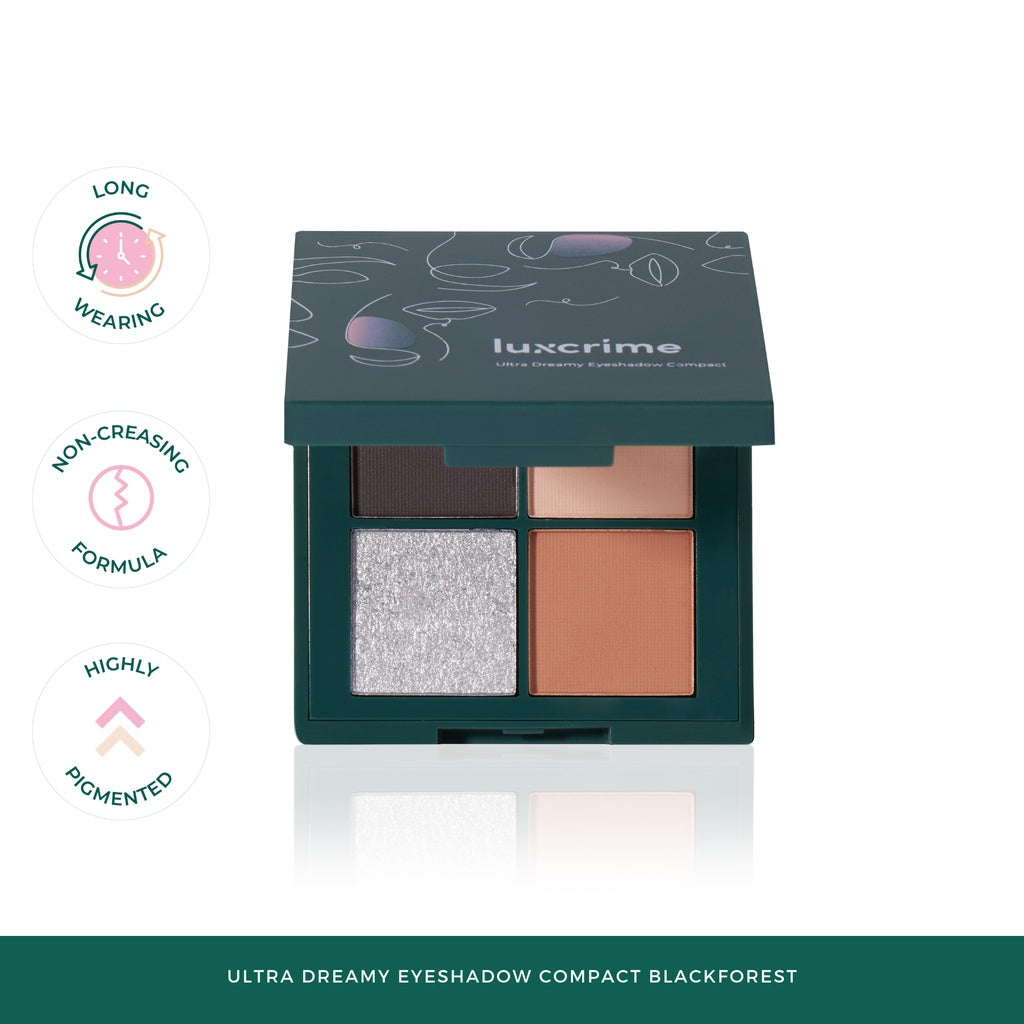 Luxury Cantika Indonesia Luxcrime Ultra Dreamy Eyeshadow Compact Blackforest LXC-0000169-1